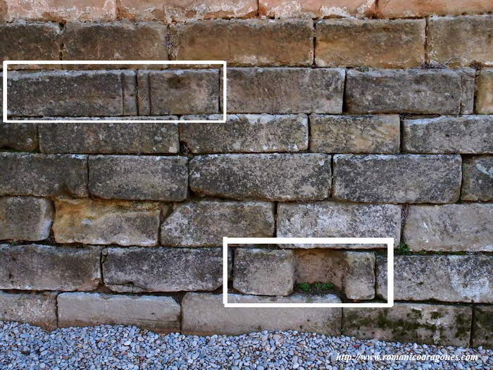 DETALLE DEL MURO NORTE DEL TEMPLO